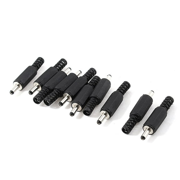 Unique Bargains 10 Pcs 3.5mmx1.1mm DC Plug Cable Jack Power Supply Male Connector