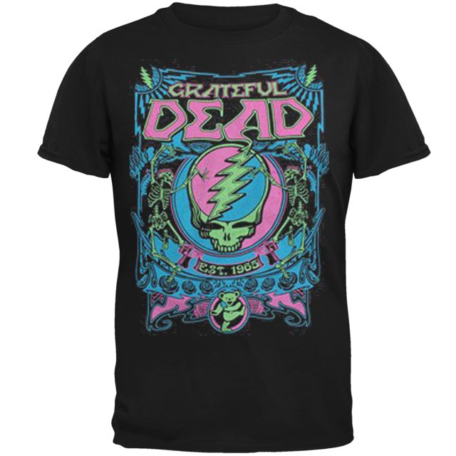 Grateful Dead - t-Shirt Homme SYF Blacklight