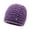Purple, variant on Winter Knit Hat With Adorable Cat Ears Warm Lined For Outdoor Cold Weather Daily Casual Cap Coffee One Size