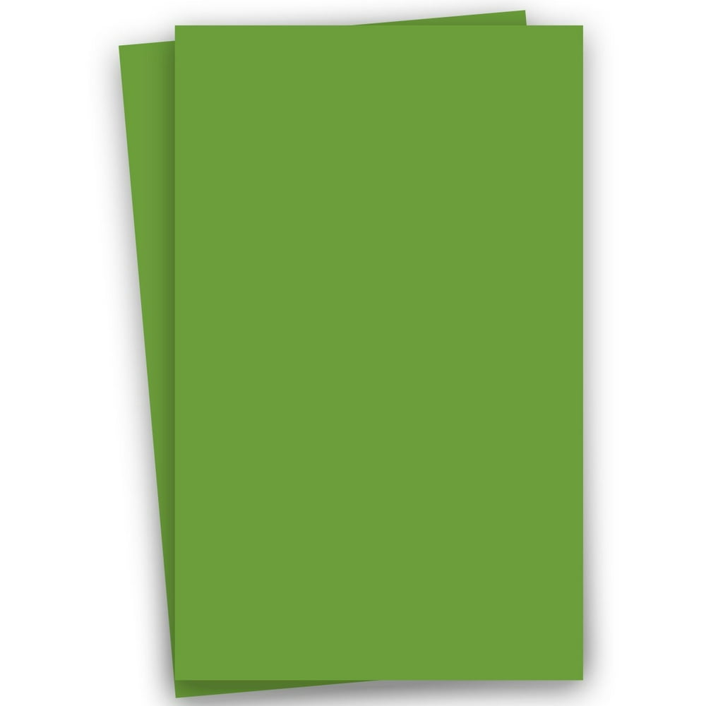 Popular GUMDROP GREEN 11X17 (Ledger) Paper 65C Lightweight Cardstock