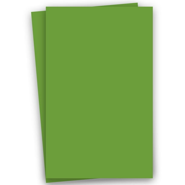 Popular GUMDROP GREEN 11X17 (Ledger) Paper 65C Lightweight Cardstock