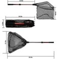 thumbnail image 3 of Fishing Landing Net,foldable Collapsible Fishing Landing Net,aluminium Alloy Extendable Pole With Anti-skid Rubber Handle,easy Catching And Releasing, 3 of 3