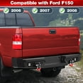 thumbnail image 2 of POFENZE 2006-2007-2008 F150 Front Bumper and Rear Bumper Set for Ford F150 Full Width w/Winch Plate, 2 of 7