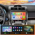 thumbnail image 3 of Radio de coche con pantalla táctil QLED de 10,2 pulgadas (8 núcleos y 64 GB) para Toyota Camry 2012-, 3 of 8