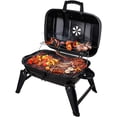 thumbnail image 1 of CUSIMAX Barbecue au Charbon de Bois Portable avec Couvercle et Plateau Pliant, 1 of 5