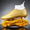 thumbnail image 3 of Zapatos de fútbol para hombre, botas de fútbol TF/FG, zapatillas de entrenamiento antideslizantes, ligeras, cómodas, transpirables, tacos para interiores, 3 of 5