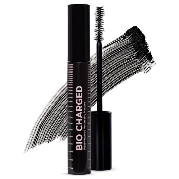 PÜR MINERALS Bio Charged Plant-Powered Volumizing Mascara - Waterproof, Lightweight & Long-Lasting Vegan Lash Mascara for Volume & Length