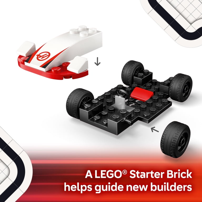 LEGO Kids F1 Race Car Set with Williams Racing and Haas F1 Cars