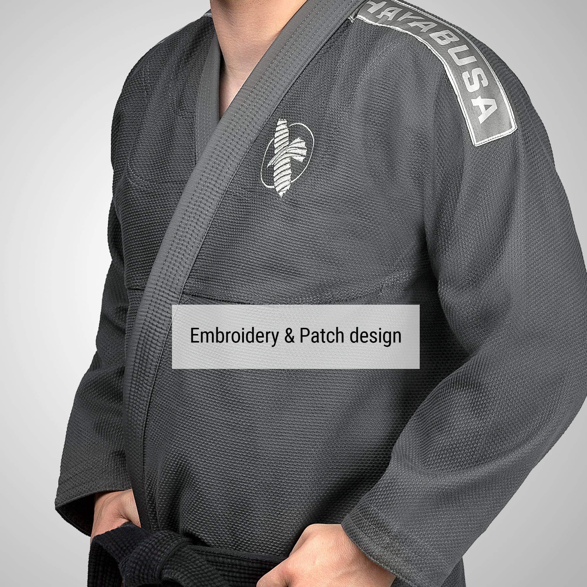 Hayabusa Lightweight Jiu Jitsu Gi - Grey, A2