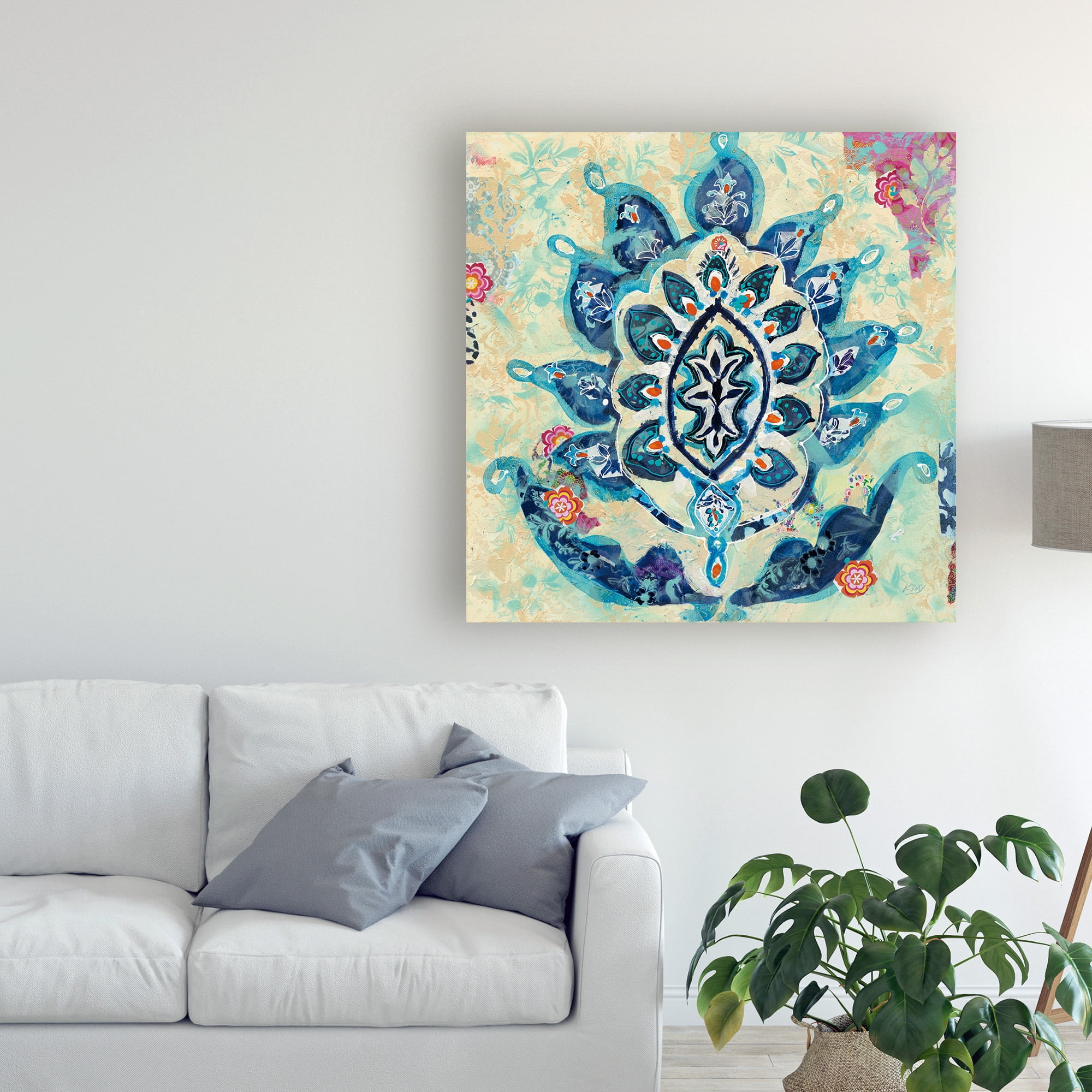 Trademark Fine Art 'Sai' Canvas Art by Kellie Day
