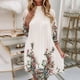 thumbnail image 2 of Vestido casual HUOGUO para mujer, sexy, pliegue, fiesta, cuello con volantes, 2 of 5