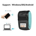 thumbnail image 4 of Imprimante Thermique de Reçus Sans Fil Portable Mini Portative 58 mm Bluetooth pour Téléphone Mobile Android POS PC de Poche pour Factures Impresoras, Facile à Utiliser, 4 of 6