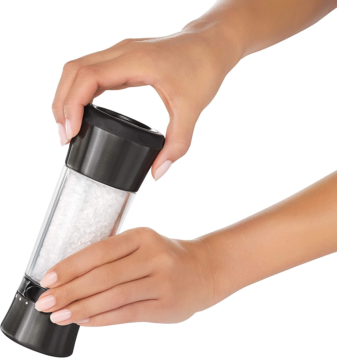 OXO Good Grips Sleek Adjustable Salt and Pepper Mill Set: Home  & Kitchen