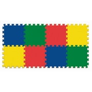 WonderFoam Carpet Tiles, Solid Color Expansion Pack, 12" x 12", 4 Count