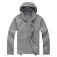 thumbnail image 3 of Rain Jacket for Women Long Sleeve Waterproof Windbreaker Packable Zip Up Rain Coats with Pockets Outerwear, 3 of 5