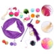 thumbnail image 2 of 17 piezas de varitas de juguete para gatos con plumas, varitas interactivas, juguetes para gatos, 2 of 8