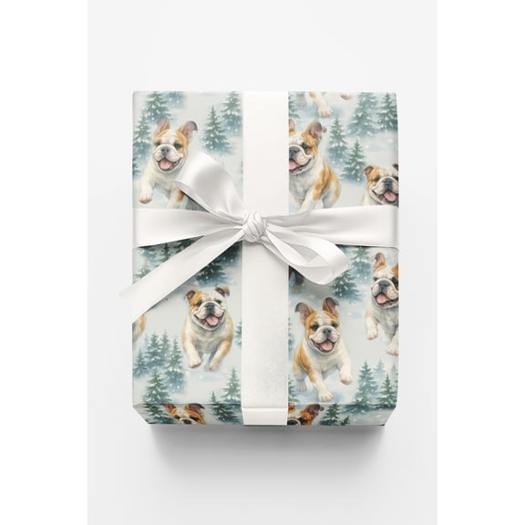 London Penny Premium Wrapping Paper - Winter Woof Trail