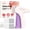White, variant on Stitch Gun for Clothes, Portable Handheld Tagging Gun for Clothing, Stitch Quick Clothing Fixer Includes 2500 Black Fasteners & 2500 White Fasteners with 6 Needles, White