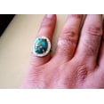 thumbnail image 5 of Natural Blue Copper Turquoise Ring, Turquoise Ring, December Birthstone, CZ Ring, 925 Sterling Silver, Womens Ring, Christmas, Thanksgiving, Handmade, Statement Jewelry, Natural Turquoise Ring, 5 of 5