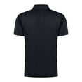 thumbnail image 5 of kamemir Mens Polo Shirts Men's Short Sleeved Ribbed Collar Shirt(Black,L), 5 of 5