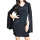 thumbnail image 4 of Vestido con pedrería Roman Fashion /Juvenil, 1130 (Negro) negro M, 4 of 5