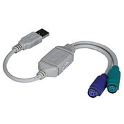 Monoprice USB A Male to Dual PS/2 Keyboard/Mouse Converter Adapter Cable