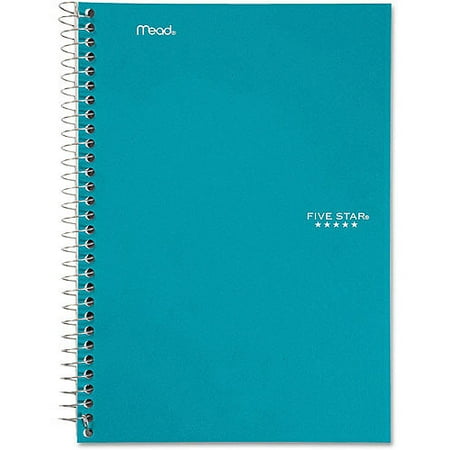 Five Star 2-Subject Wirebound Notebook, College Rule, 100 Sheets
