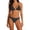 Halter Swimsuits Black, variant on Halter Bikini Sets for Women 2-Piece Open Back Bathing Suit,Push Up Bra and Seamless Stretch Swimwear Bottom