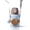 Brown, variant on Sidagar 22 oz Insulated Leakproof Stainless Steel Tumbler with Shoulder Strap, Red