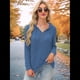 thumbnail image 4 of Suéteres de Mujer, Sudaderas con Capucha de Larga de Otoño, Sudaderas para Mujer, Ropa Informal Holgada de Moda Azul L, 4 of 7