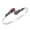 Amethyst, variant on 925 Silver Plated Natural Amethyst Cuff Bracelet for Women - Purple Stone February Birthstone Adjustable Open Bangle Handmade Jewelry - Gift for Wedding Anniversary