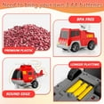 thumbnail image 6 of Fire Truck Toy, 5-in-1 Fire Car Truck for Boys 3 4 5 6 Years Old, Fire Trucks Toddler Toys for Boys Age 3-6 Christmas Birthday Gift Car Sets with Light Sound, 6 of 8