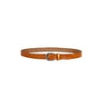 thumbnail image 4 of Ceinture en Cuir à Boucle à Ardillon Creux Multi-Trous Sculptée pour Femmes Camel-Fleurs, 4 of 7