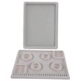 thumbnail image 4 of GARVALON 2Pcs Bracelet Bead Board Tray Grey Jewelry Making for Handicraft Enthusiasts, 4 of 8