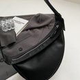 thumbnail image 4 of Bolso De Hombro Crescent Mujer Color Sólido Sling Mujer Viaje Negro, 4 of 9