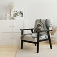 thumbnail image 2 of Designart "Abstract Geode Marble Waves Grey" Upholstered Modern & Contemporary Accent Chair and Abstract Arm Chair - Multiple Color & Pattern, 2 of 7