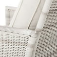 thumbnail image 5 of Better Homes & Gardens Paige 1 Piece Wicker Outdoor Loveseat with Cushions, White, 5 of 8