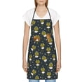 thumbnail image 3 of Fuzoiu Ballerina Frogs Print Kitchen Cooking Aprons,Kitchen Cooking BBQ Aprons,Chef Apron with 2 Pockets for Men Women,Art Aprons for Painting Pottery Ceramics, 3 of 7