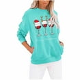 thumbnail image 2 of TopLLCs Chandail en Molleton pour Femmes Automne, Mode Décontractée Manches Longues Col Rond Chandail en Molleton pour Dames, Blouse à Poches, 2 of 4