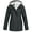 Dark Gray, variant on Aboser Women Outdoor Waterproof Coat with Hood, Plus Size Fleece Jacket Winter Softshell Windbreaker Warm Sherpa Lined Outerwear