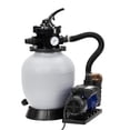 thumbnail image 1 of Sand Filter Pump – Above Ground Pool – 3434 GPH 3/4 HP – Fits 8500 Gal – 6-Way Valve – Efficient Filtration – Easy Setup – 13", 1 of 9