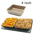 thumbnail image 7 of Mini Square Cake Pan 4 inch Bread Baking Dish Mould Non-Stick Kitchen Bakeware, 7 of 7