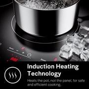 Empava 36 in. Electric Stove Induction Cooktops with 5 Power Boost Heating Elements Smooth Surface Vitro Ceramic Glass in Black