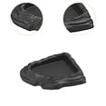 thumbnail image 6 of Serenable corner Terrarium Bowl Reptile Feeding Dish, Decorative Turtle Water Dish, Reptile Bathing Pool for Chameleon, Bearded Dragons black, 6 of 9