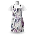 thumbnail image 2 of Lavender Apron, Art Winter Themed Dancing Leaves with Indigo Tones on Plain Background, Unisex Kitchen Bib with Adjustable Neck for Cooking Gardening, Adult Size, Blue Grey Pale Purple, by Ambesonne, 2 of 3