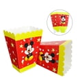 thumbnail image 5 of 6/24 piezas Disney Mickey Mouse Party Supplies Candy Box Baby Shower Kids Birthday Party Favors Gift Box Cajas de palomitas de maíz navideñas, 5 of 5