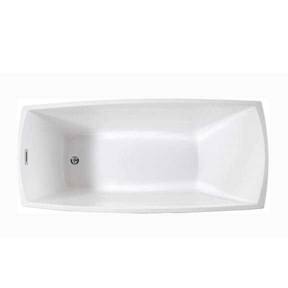Bellaterra-Home Albi 67 inch Freestanding Bathtub in White