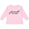 thumbnail image 3 of Inktastic Juneteenth 6-19-1865 Boys or Girls Long Sleeve Toddler T-Shirt, 3 of 5