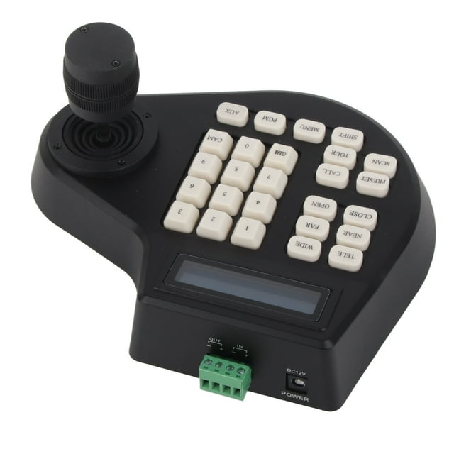 Analog PTZ Dome Cameras Controller, 3D Joystick,D P RS485, LCD Display, Wide Compatibility