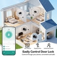 thumbnail image 5 of Fingerprint Door Lock, 4-in-1 Smart Door Knob with Keypad, App & Key, Auto Lock, 3 Smart Modes, Keyless Entry for Bedroom, Apartment, Home Office, 5 of 14